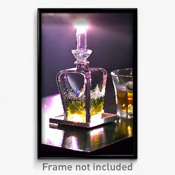 Pixel Art Poster - Glass Furth (8 Bit Psychedelic Trippy Weird Video Game Print)