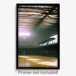 Pixel Art Poster - Buzzing Dugout (8 Bit Psychedelic Trippy Video Game Print)