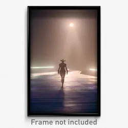 Pixel Art Poster - Nocturnal Morass (8 Bit Psychedelic Trippy Video Game Print)