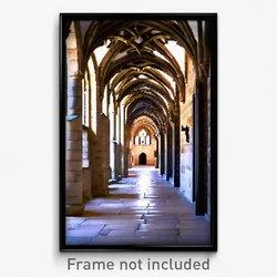Pixel Art Poster - Whopping Cloister (8 Bit Psychedelic Trippy Video Game Print)