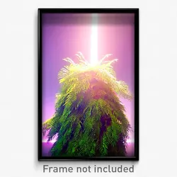 Pixel Art Poster - Flawless Bush (8 Bit Psychedelic Trippy Video Game Print)