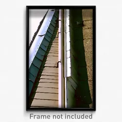 Pixel Art Poster - Deserted Gutter (8 Bit Psychedelic Trippy Video Game Print)