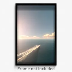 Pixel Art Poster - Agile Seascape (8 Bit Psychedelic Trippy Video Game Print)