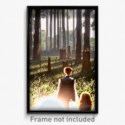 Pixel Art Poster - Glaring Copse (8 Bit Psychedelic Trippy Video Game Print)