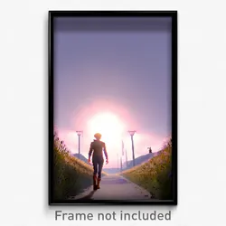 Pixel Art Poster - Realistic March (8 Bit Psychedelic Trippy Video Game Print)