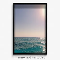 Pixel Art Poster - Clean Ocean (8 Bit Psychedelic Trippy Weird Video Game Print)