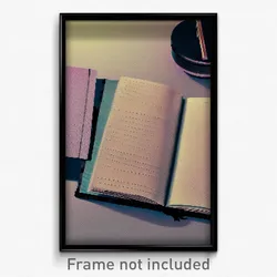 Pixel Art Poster - Bleak Journal (8 Bit Psychedelic Trippy Video Game Print)