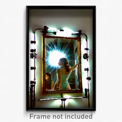Pixel Art Poster - Wild Mirror (8 Bit Psychedelic Trippy Weird Video Game Print)
