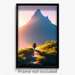 Pixel Art Poster - Attractive Mount (8 Bit Psychedelic Trippy Video Game Print)