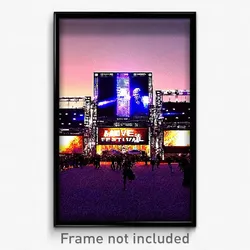 Pixel Art Poster - Metallic Movie Festival (8 Bit Psychedelic Video Game Print)