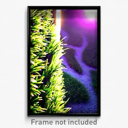 Pixel Art Poster - Plastic Grass (8 Bit Psychedelic Trippy Video Game Print)