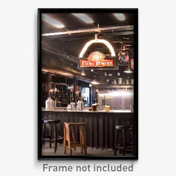 Pixel Art Poster - Extra Small Brewery (8 Bit Psychedelic Video Game Print)