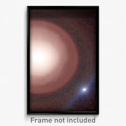 Pixel Art Poster - Marvelous Mars (8 Bit Psychedelic Trippy Video Game Print)