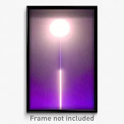 Pixel Art Poster - Flat Sound (8 Bit Psychedelic Trippy Weird Video Game Print)