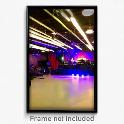Pixel Art Poster - Spotted Music Venue (8 Bit Psychedelic Video Game Print)