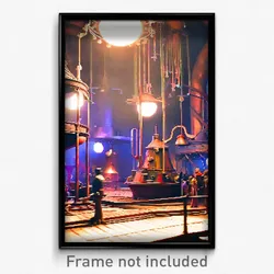 Pixel Art Poster - Whimsical Foundry (8 Bit Psychedelic Trippy Video Game Print)