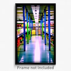 Pixel Art Poster - Gracious Aisle (8 Bit Psychedelic Trippy Video Game Print)