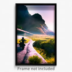Pixel Art Poster - Narrow Mount (8 Bit Psychedelic Trippy Video Game Print)