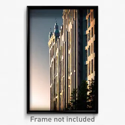 Pixel Art Poster - Immaculate Swedish Architecture (8 Bit Video Game Print)