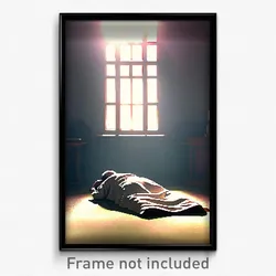 Pixel Art Poster - Long Hospice (8 Bit Psychedelic Trippy Video Game Print)