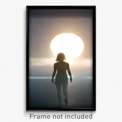 Pixel Art Poster - Distant Opening (8 Bit Psychedelic Trippy Video Game Print)