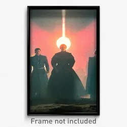 Pixel Art Poster - Silent Nation (8 Bit Psychedelic Trippy Video Game Print)