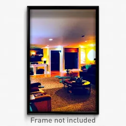 Pixel Art Poster - Pleasant Entertainment Room (8 Bit Video Game Print)