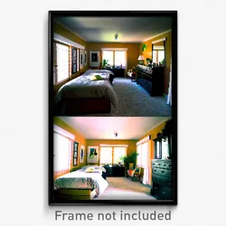 Pixel Art Poster - Bountiful Bedroom (8 Bit Psychedelic Trippy Video Game Print)