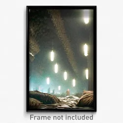 Pixel Art Poster - Dense Bedlam (8 Bit Psychedelic Trippy Video Game Print)