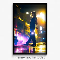 Pixel Art Poster - Stimulating Slum (8 Bit Psychedelic Trippy Video Game Print)