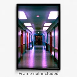 Pixel Art Poster - Classic Passage (8 Bit Psychedelic Trippy Video Game Print)