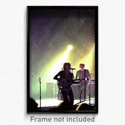 Pixel Art Poster - Dreary Concert (8 Bit Psychedelic Trippy Video Game Print)