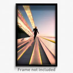 Pixel Art Poster - Acclaimed Ramp (8 Bit Psychedelic Trippy Video Game Print)