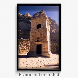 Pixel Art Poster - Grandiose Stone (8 Bit Psychedelic Trippy Video Game Print)