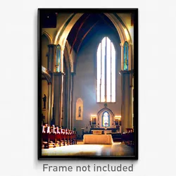 Pixel Art Poster - Tremendous Chapel (8 Bit Psychedelic Trippy Video Game Print)