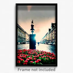 Pixel Art Poster - Bountiful Copenhagen (8 Bit Psychedelic Video Game Print)