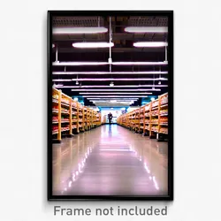 Pixel Art Poster - Stylish Aisle (8 Bit Psychedelic Trippy Video Game Print)