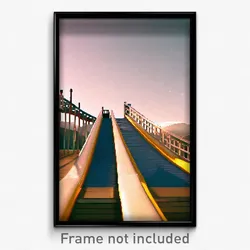 Pixel Art Poster - Tremendous Ramp (8 Bit Psychedelic Trippy Video Game Print)