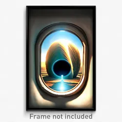 Pixel Art Poster - Amazing Peephole (8 Bit Psychedelic Trippy Video Game Print)