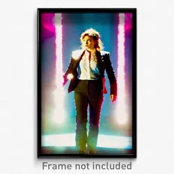 Pixel Art Poster - Clear Tableau (8 Bit Psychedelic Trippy Video Game Print)