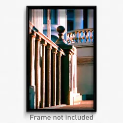 Pixel Art Poster - Unknown Balustrade (8 Bit Psychedelic Video Game Print)