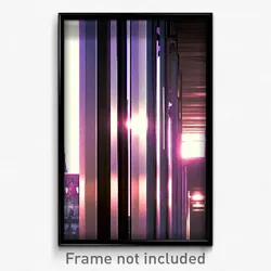 Pixel Art Poster - Simple Cologne (8 Bit Psychedelic Trippy Video Game Print)
