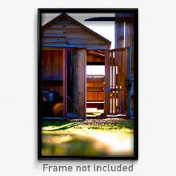 Pixel Art Poster - Wooden Coop (8 Bit Psychedelic Trippy Weird Video Game Print)