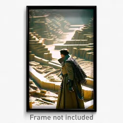 Pixel Art Poster - Amazing Trench (8 Bit Psychedelic Trippy Video Game Print)