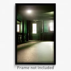 Pixel Art Poster - Far Asylum (8 Bit Psychedelic Trippy Weird Video Game Print)