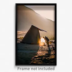 Pixel Art Poster - Musty Bivouac (8 Bit Psychedelic Trippy Video Game Print)