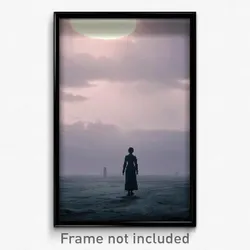 Pixel Art Poster - Gloomy Bedlam (8 Bit Psychedelic Trippy Video Game Print)