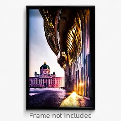Pixel Art Poster - Agitated Vienna (8 Bit Psychedelic Trippy Video Game Print)