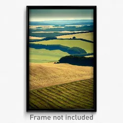 Pixel Art Poster - Vast Downland (8 Bit Psychedelic Trippy Video Game Print)