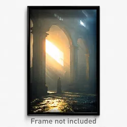 Pixel Art Poster - Grimy Demesne (8 Bit Psychedelic Trippy Video Game Print)